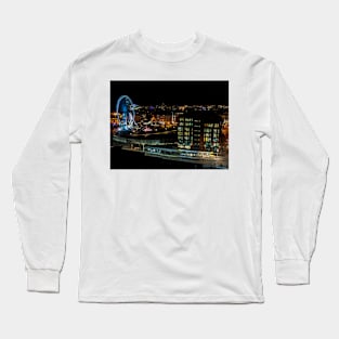 Manchester at Night Long Sleeve T-Shirt